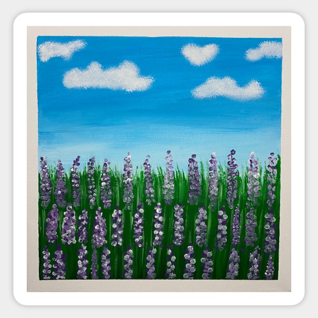 Lavender Fields Forever Sticker by Shelly9790